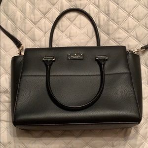 black purse kate spade